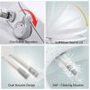 Electric Bidet Seat for Elongated Toilets,Heated Bidet Toilet Seat with Warm Water and Warm Air Dryer,Dual Self-Cleaning Nozzles
