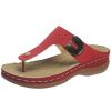 Lucyever Fashion Metal Decoration Wedges Slippers Women 2022 Summer Clip Toe Sandals Woman Plus Size Thick Sole Flip Flops 43