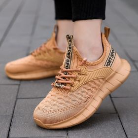 Children Sports Shoes Boys Running Sneakers Summer Kids Lightweight Shoes Boy Children's Shoes for Boys Breathable Shoes Spring (Color: khaki, size: 37)