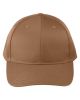 Adult Structured Twill 6-Panel Snapback Cap - BLACK - OS