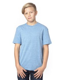 Threadfast Apparel 602A Youth Triblend T-Shirt (Color: ROYAL TRIBLEND, size: XS)