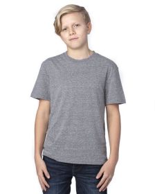 Threadfast Apparel 602A Youth Triblend T-Shirt (Color: GREY TRIBLEND, size: S)
