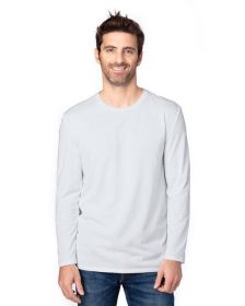 Threadfast Apparel 100LS Unisex Ultimate CVC Long-Sleeve T-Shirt (Color: Silver, size: M)