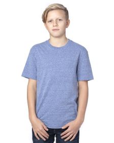 Threadfast Apparel 602A Youth Triblend T-Shirt (Color: NAVY TRIBLEND, size: XS)