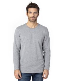 Threadfast Apparel 100LS Unisex Ultimate CVC Long-Sleeve T-Shirt (Color: HEATHER GREY, size: XS)