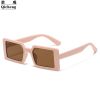 New style children's boys and girls fashion simple shape sunglasses Korean version personality colorful frame hip-hop sunglasses