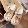 Women's Lightweight Cute Clogs; Bow Tie Decor Breathable Hollow Out Closed Toe Slippers; Women's Round Toe Slides; women's crocs