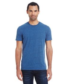 Threadfast Apparel 102A Unisex Triblend Short-Sleeve T-Shirt (Color: ROYAL BLK TRBLND, size: 2XL)